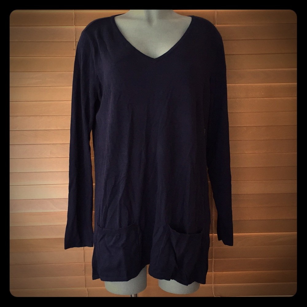 NY&C navy tunic top